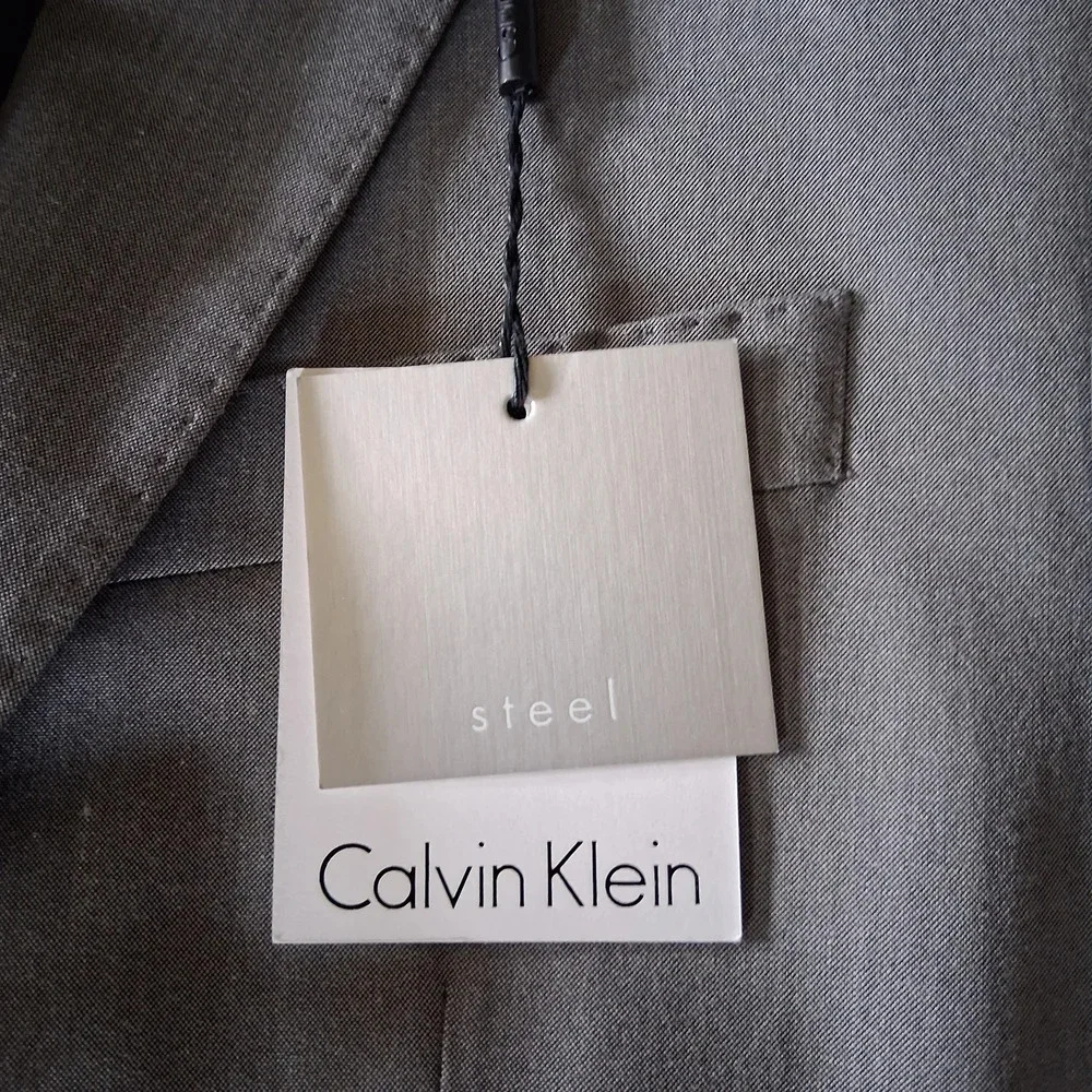 New Calvin Klein Sophisticated Gray Men's Blazer
